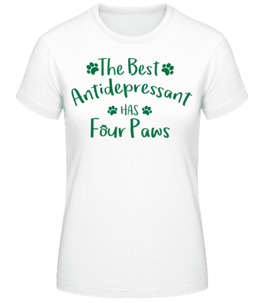 Aperçu: The Best Antidepressant - T-shirt standard Femme - Blanc - Devant