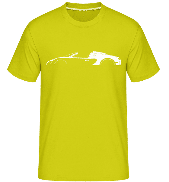 Aperçu: 'Bugatti Veyron Grand Sport' Silhouette - T-Shirt Shirtinator homme - Citron vert - Devant