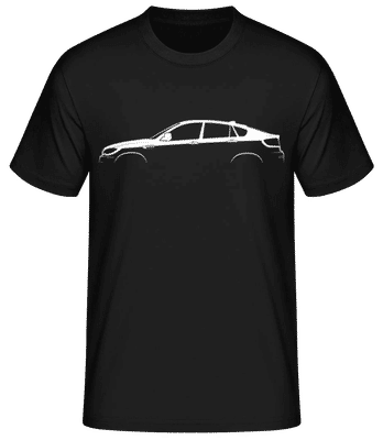 'BMW X6 M (E71)' Silhouette - Men's Basic T-Shirt - Black - Front