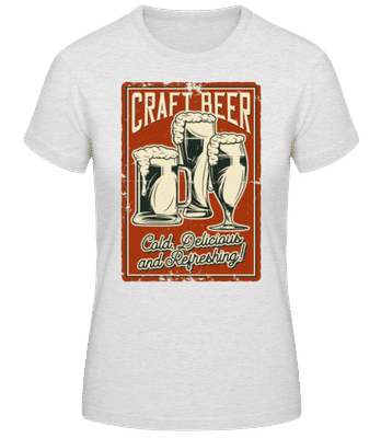 Craft Beer - Women's Basic T-Shirt - Heather grey - Front
