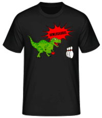 Bowlosaurus - Pánske basic tričko - Čierna - Predné