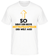Bester Mittelfeldspieler Der Welt · Männer T-Shirt B&C