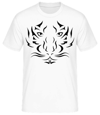 Tête de tigre 1 - T-shirt standard Homme - Blanc - Devant