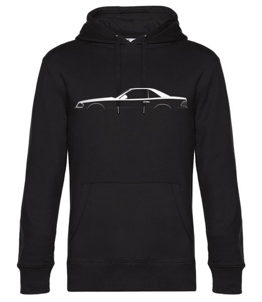 Aperçu: 'Mercedes-Benz SL Hard. R129' Silhouette - Sweat à capuche premium Unisexe - Noir - Devant