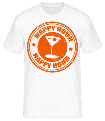 Happy Hour Cocktail - T-shirt standard Homme - Blanc - Devant