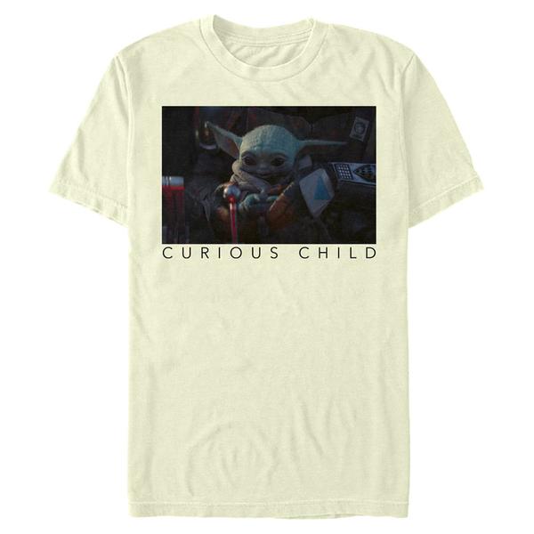 Aperçu: Star Wars - The Mandalorian - The Child Curious Photo - Homme T-shirt - Crème - Devant