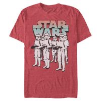 Star Wars - Stormtrooper Marching Orders w 3 Shadow - Homme T-shirt - Rouge chiné - Devant
