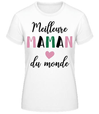 Meilleure Maman Du Monde 2 - T-shirt standard Femme - Blanc - Devant