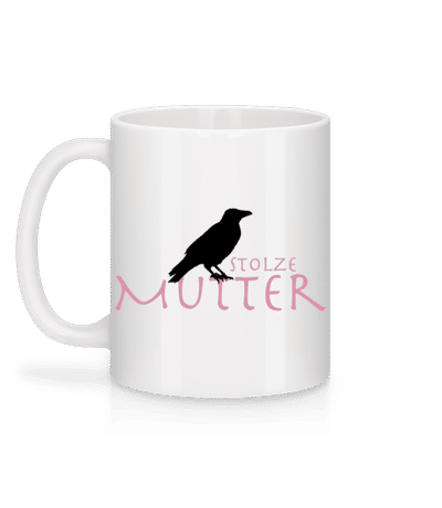 Stolze Rabenmutter - Tasse - Weiß - Hinten