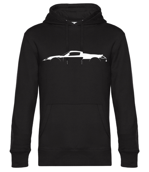 Aperçu: 'Porsche Carrera GT' Silhouette - Sweat à capuche premium Unisexe - Noir - Devant