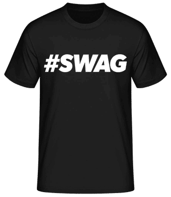 Swag - T-shirt homme B&C - Noir - Devant