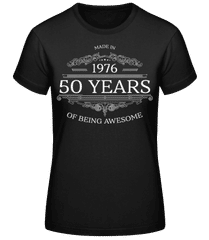 Made In 1976 White · T-shirt femme B&C