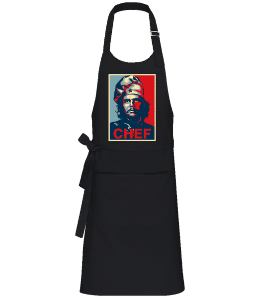 Aperçu: Chef - Tablier professionnel - Noir - Devant