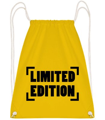 Limited Edition Logo - Sac à dos Drawstring - Jaune - Vorn