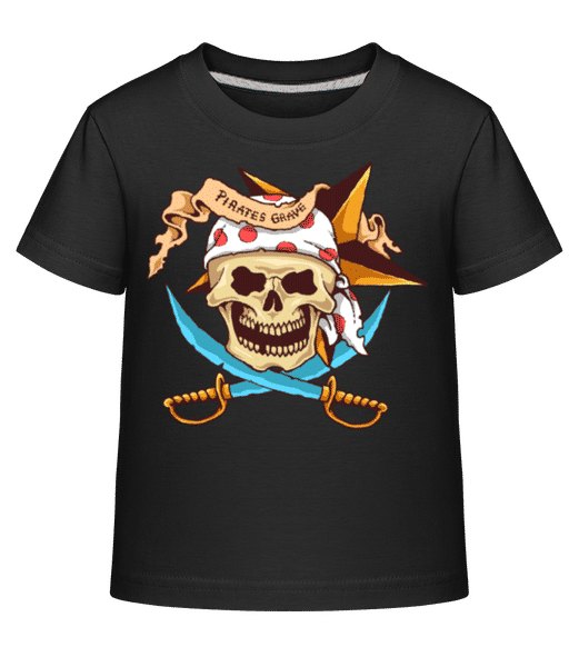 Aperçu: Pirate Grave - T-shirt shirtinator Enfant - Noir - Devant