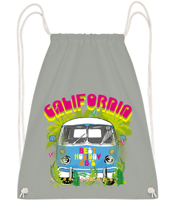 California Bus - Sac à dos Drawstring - Anthracite - Devant