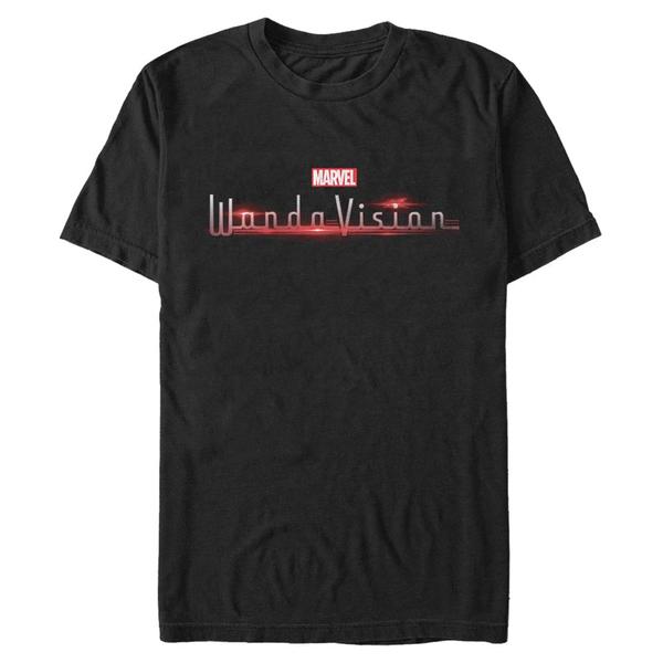 Aperçu: Marvel - WandaVision - Logo Wanda Vision - Homme T-shirt - Noir - Devant