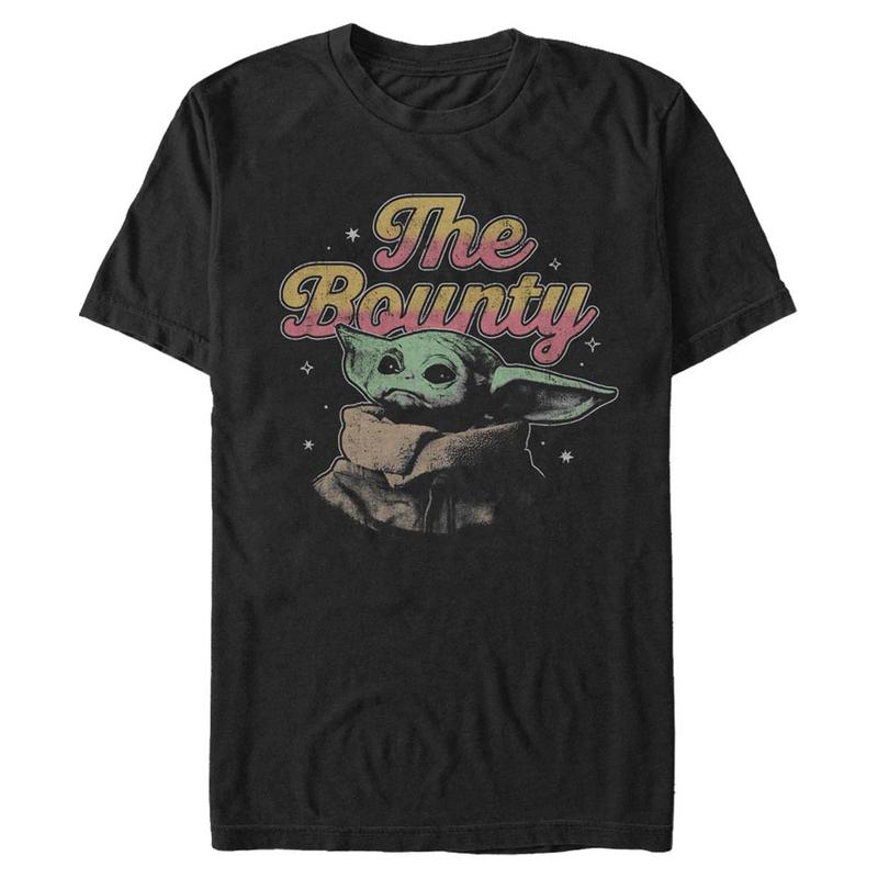 Aperçu: Star Wars - The Mandalorian - Yoda The Bounty - Homme T-shirt - Noir - Devant