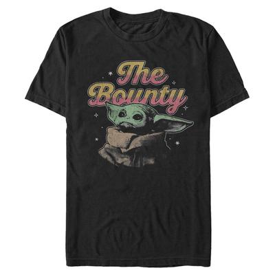 Star Wars - The Mandalorian - Yoda The Bounty - Men's T-Shirt - Black - Front