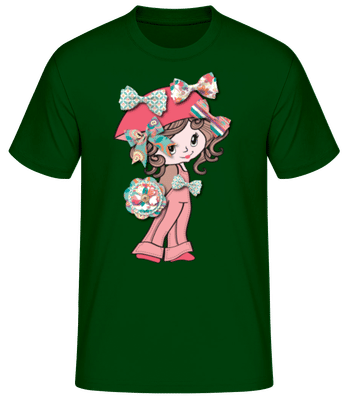 Loop Girl - Men's B&C T-Shirt - Bottle green - Front