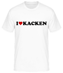 I Love Kacken · Männer Basic T-Shirt