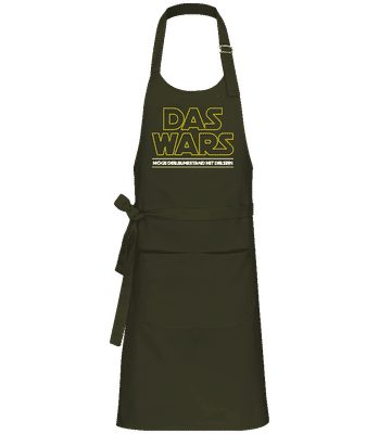 Das Wars Ruhestand - Profi Kochschürze - Olive - Vorne