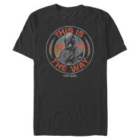Star Wars - The Mandalorian - Mandalorian Mando Way - Men's T-Shirt - Black - Front