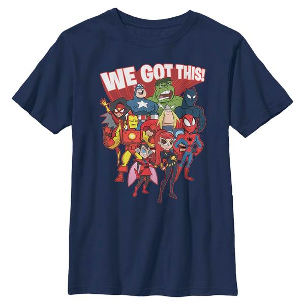 Aperçu: Marvel - Avengers - Avengers We Got This - Enfant T-shirt - Bleu marine - Devant