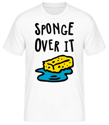 Sponge Over It - Männer Basic T-Shirt - Weiß - Vorne