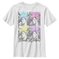 Marvel - Black Widow - Black Widow Pop - Niños Camiseta - Blanco - delante