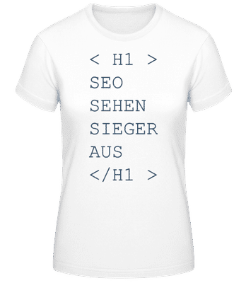 Seo Sehen Sieger Aus - Frauen T-Shirt B&C - Weiß - Vorne