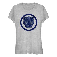 Marvel - Black Panther Wakanda Forever - Logo Sigil Phrase - Women's T-Shirt - Heather grey - Front