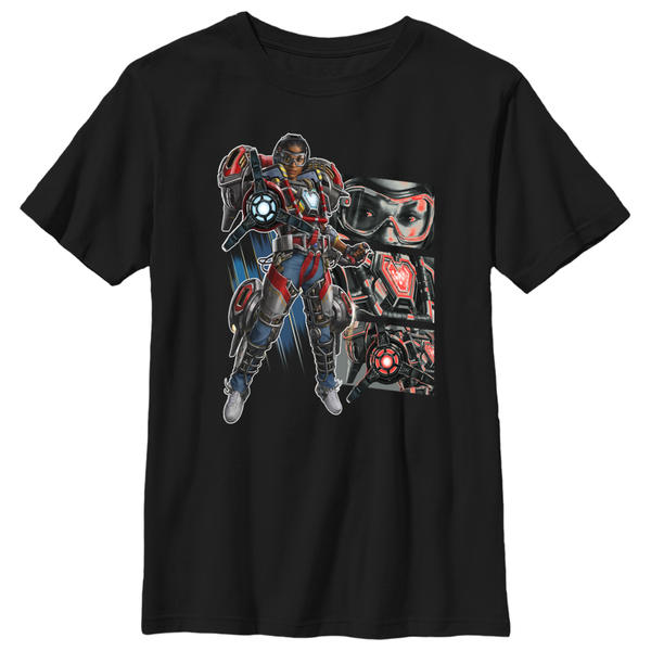 Marvel - Panthère noire Wakanda pour toujours - Iron Heart Hero Panels - Enfant T-shirt