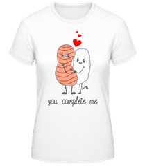 You Complete Me · Frauen Basic T-Shirt