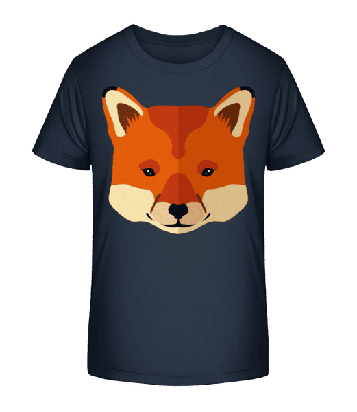 Aperçu: Renard Comic - T-shirt bio Enfant Stanley Stella 2.0 - Bleu marine - Devant