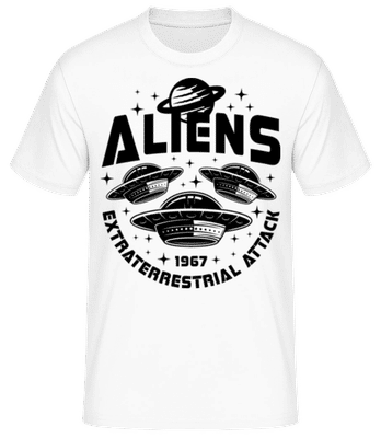 Alien Extraterrestrial - T-shirt standard Homme - Blanc - Devant