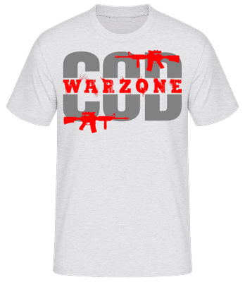 Call Of Duty Warzone - T-shirt standard Homme - Gris chiné - Devant