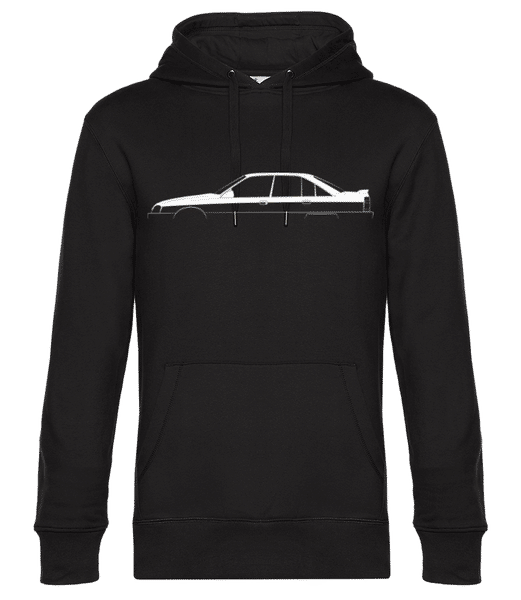 Aperçu: 'Opel Omega 3000 A' Silhouette - Sweat à capuche premium Unisexe - Noir - Devant