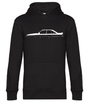 'Opel Omega 3000 A' Silhouette - Sweat à capuche premium Unisexe - Noir - Devant