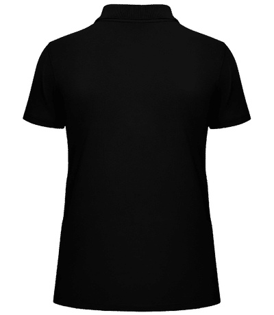 Polo de mujer Slim Fit - Negro - detrás