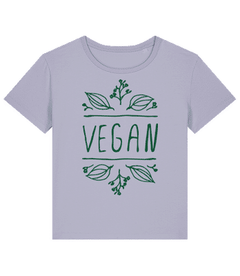 Signe Végétalien - T-shirt bio Femme Stanley Stella 2.0 - Lavande - Devant