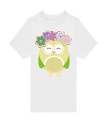 Hibou Avec Fleurs · T-shirt enfants B&C