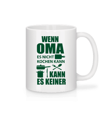Oma Kann Alles Kochen - Tasse - Weiß - Vorne