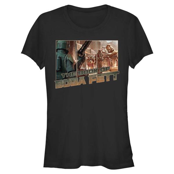 Aperçu: Star Wars - Book of Boba Fett - Skupina Desert Rules - Femme T-shirt - Noir - Devant