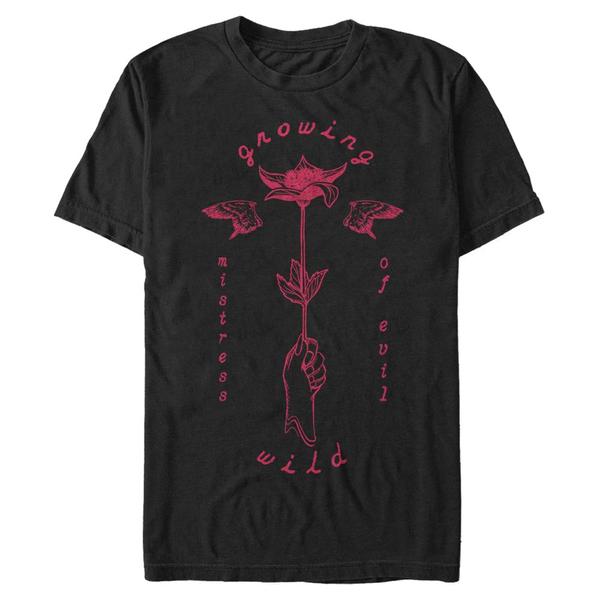 Aperçu: Disney - Maléfique Le Pouvoir du Mal - Rose Growing Wild - Homme T-shirt - Noir - Devant Aperçu: Disney - Maléfique Le Pouvoir du Mal - Rose Growing Wild - Homme T-shirt - Noir - Devant
