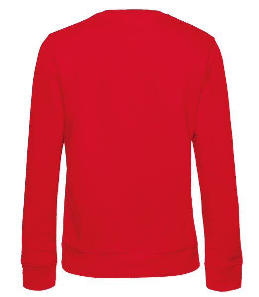 Aperçu: Squelette pirate de chats - Sweat-shirt standard pour femme - Rouge - Derrière