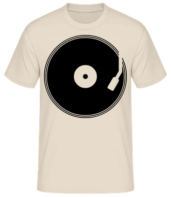 Enregistrement DJ - T-shirt standard Homme - Crème - Devant