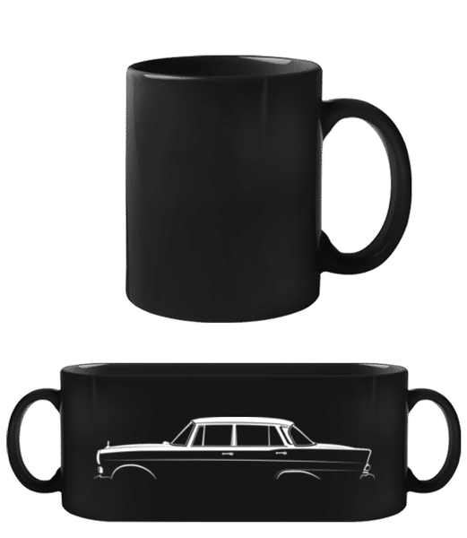 'Mercedes-Benz 230 (W110)' Silhouette - Tasse Noire - Noir - Devant