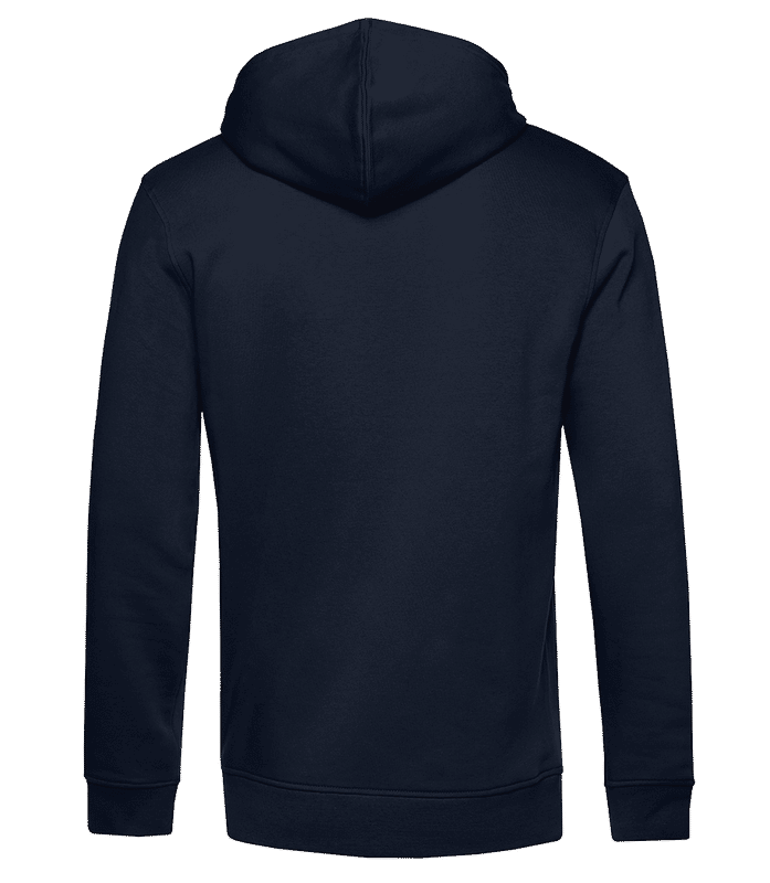 Aperçu: 'Zündapp RS 50 Super' Silhouette - Sweat à capuche bio Homme à poches latérales - Bleu marine - Derrière