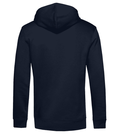 'Zündapp RS 50 Super' Silhouette - Sweat à capuche bio Homme à poches latérales - Bleu marine - Derrière